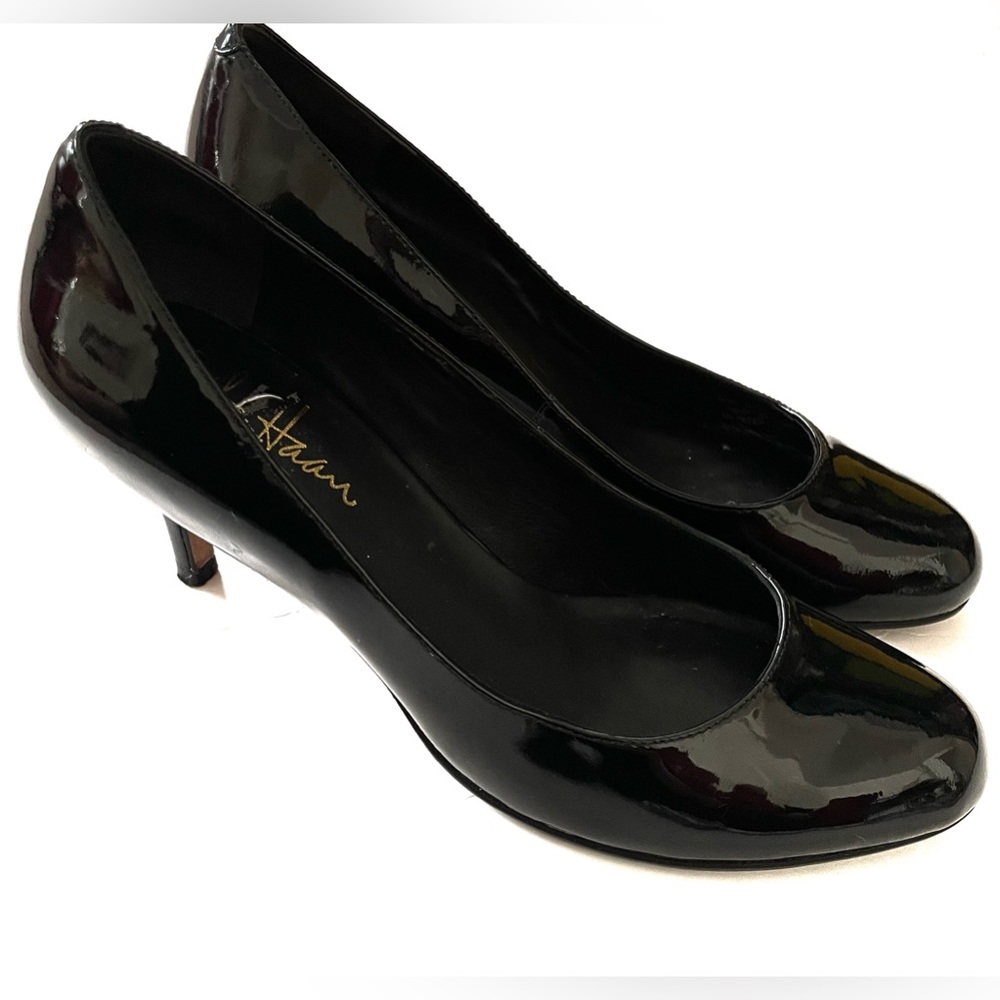 Cole Haan Patent Leather Heels Women’s Size 5.5 Black - Picture 2 of 9